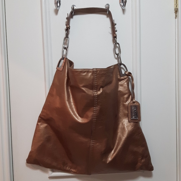 Genuine leather bronze slouchy Badgely Mishka purs